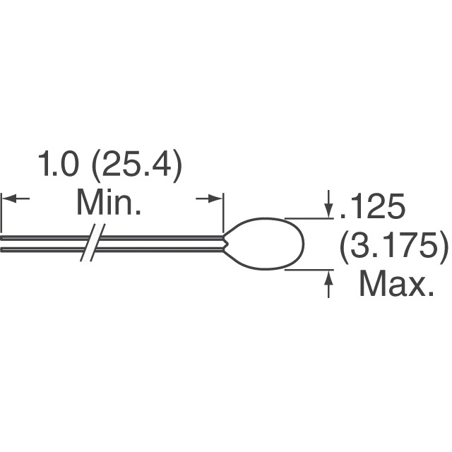 DC103G9G Littelfuse Inc.  Capteurs de température - Thermistances CTN